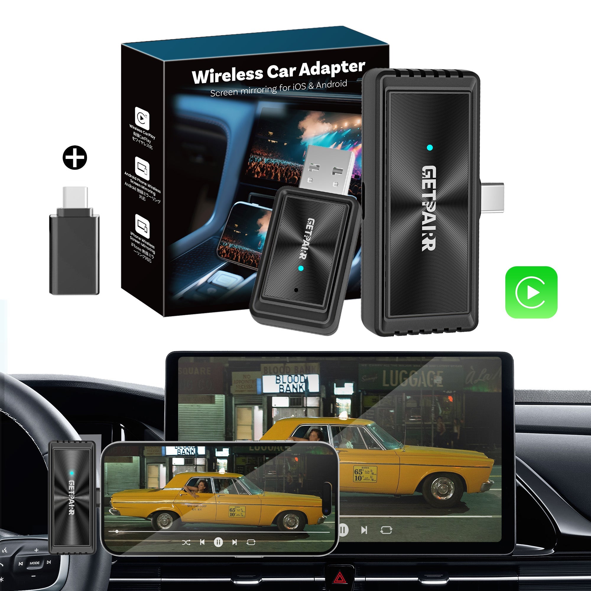 2025 New Launch · World’s First Wireless Touch Mirroring Cast