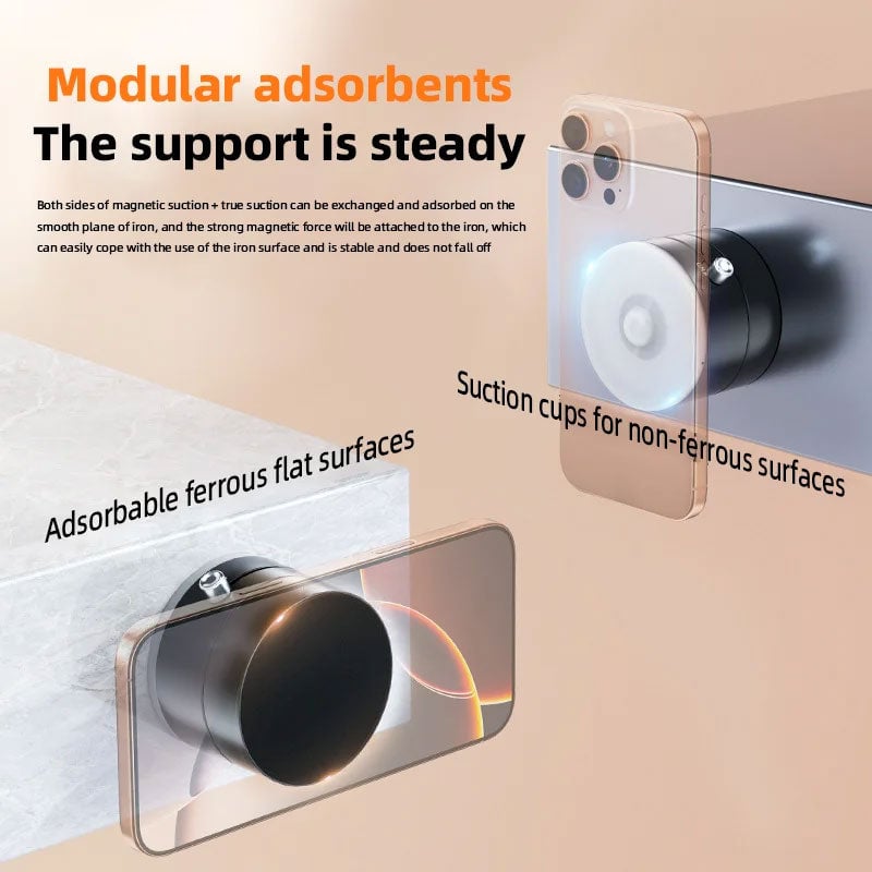 Support de téléphone magnétique à aspiration sous vide