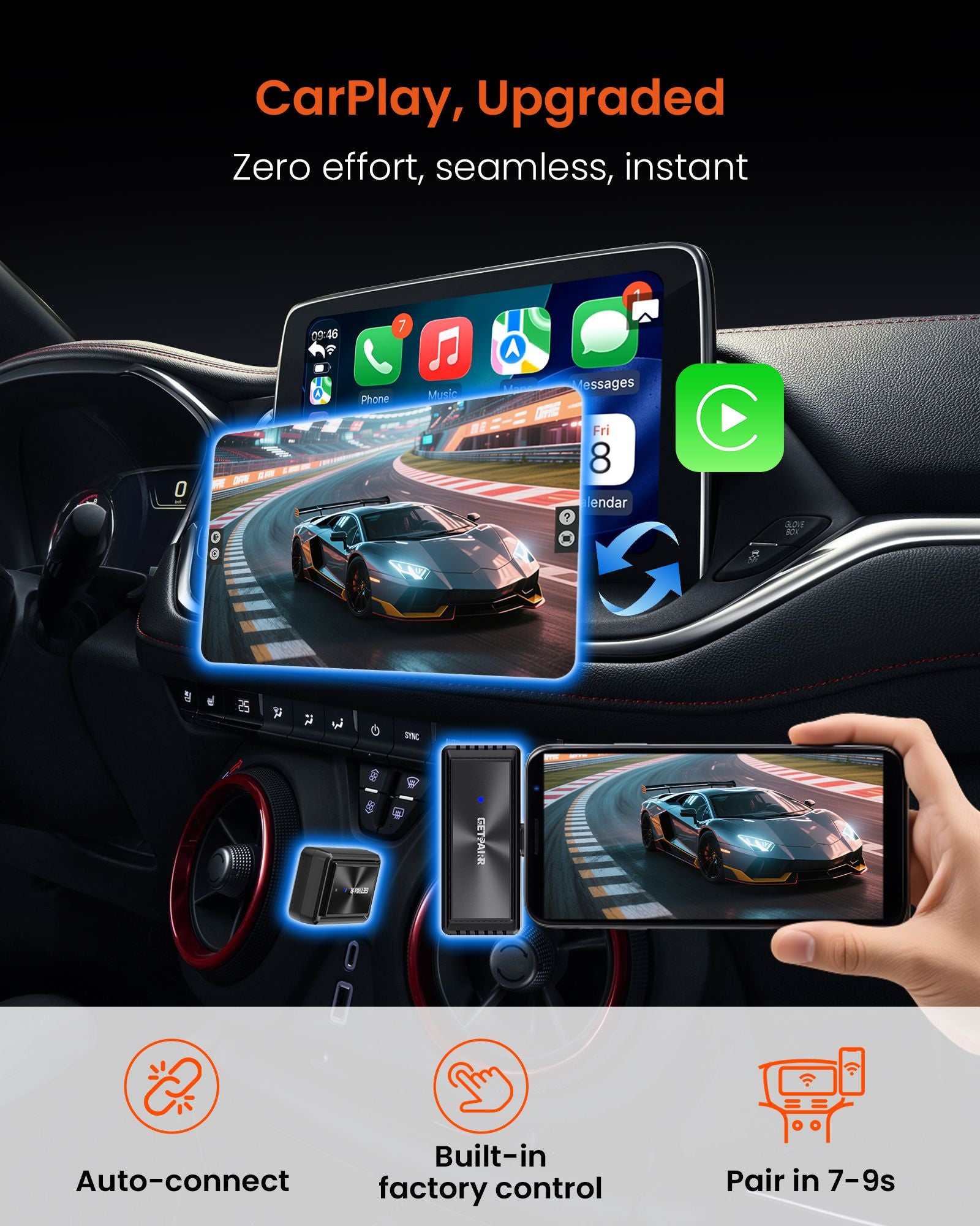 2025 New Launch · World’s First Wireless Touch Mirroring Cast