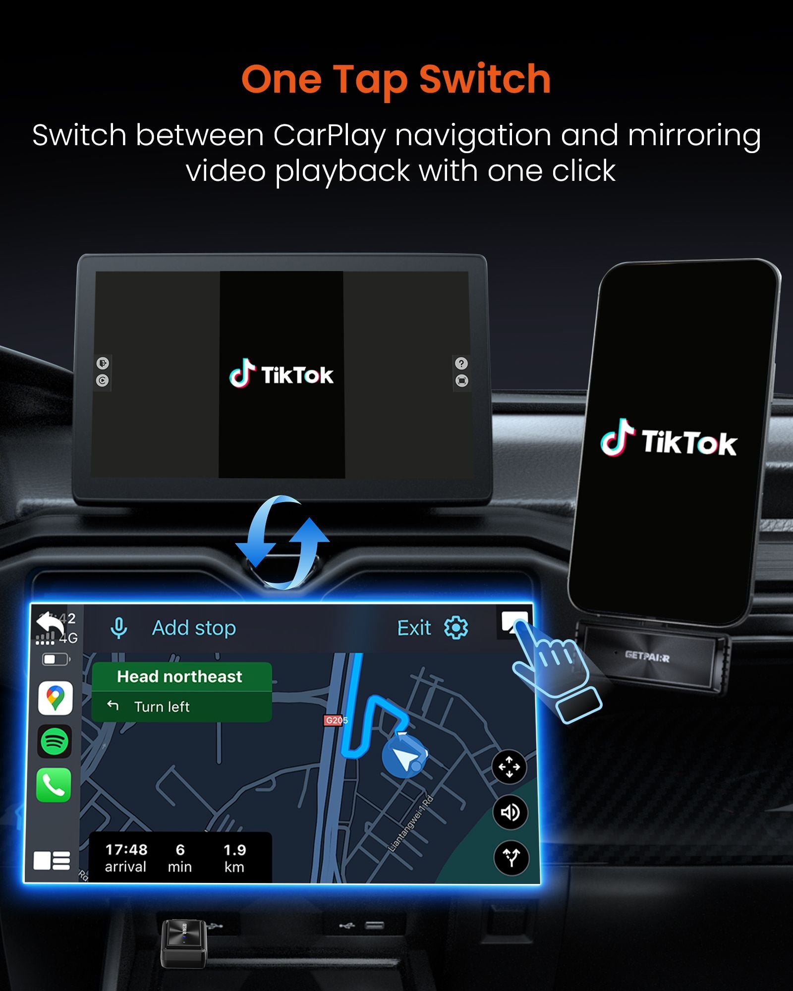 2025 New Launch · World’s First Wireless Touch Mirroring Cast
