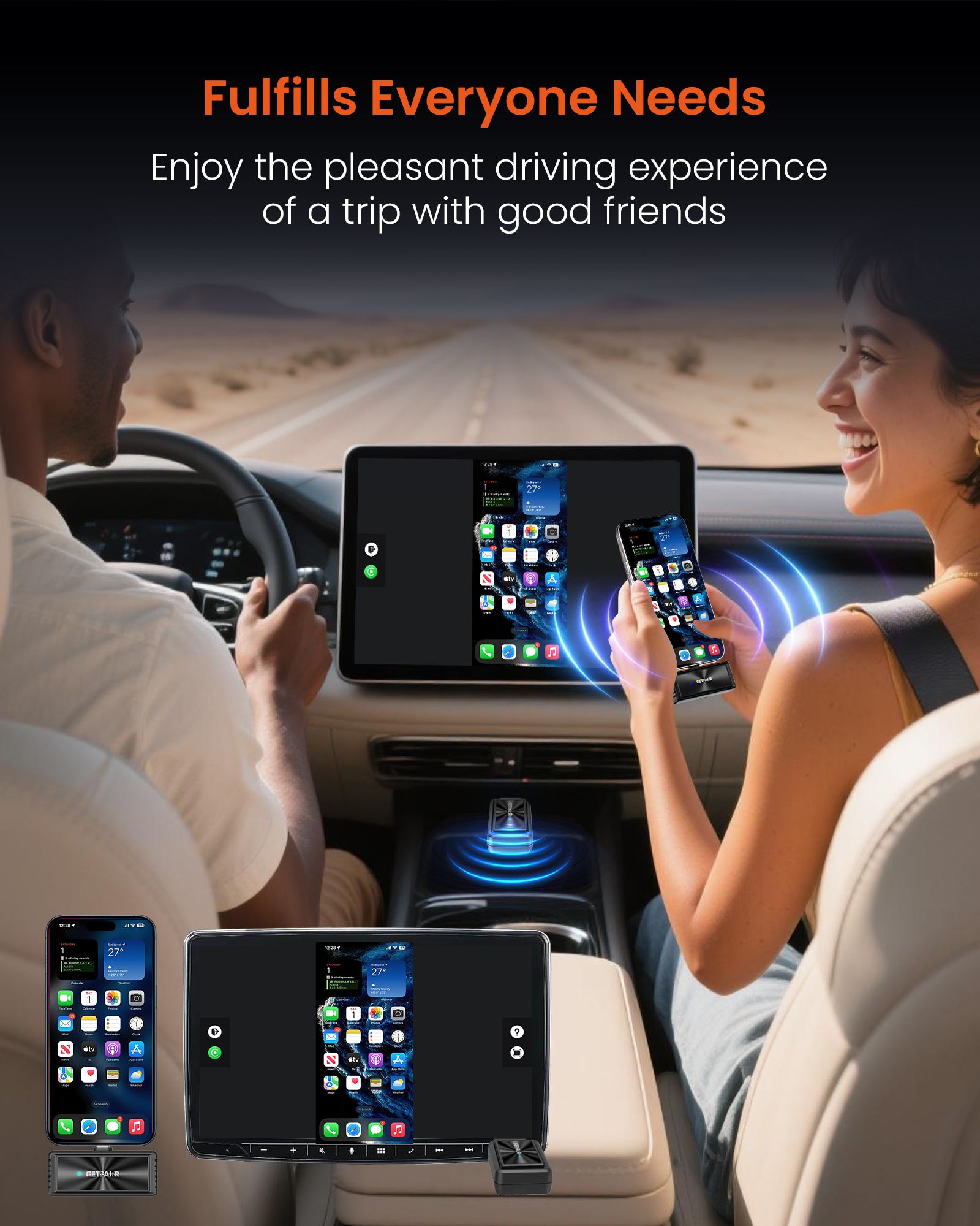 2025 New Launch · World’s First Wireless Touch Mirroring Cast