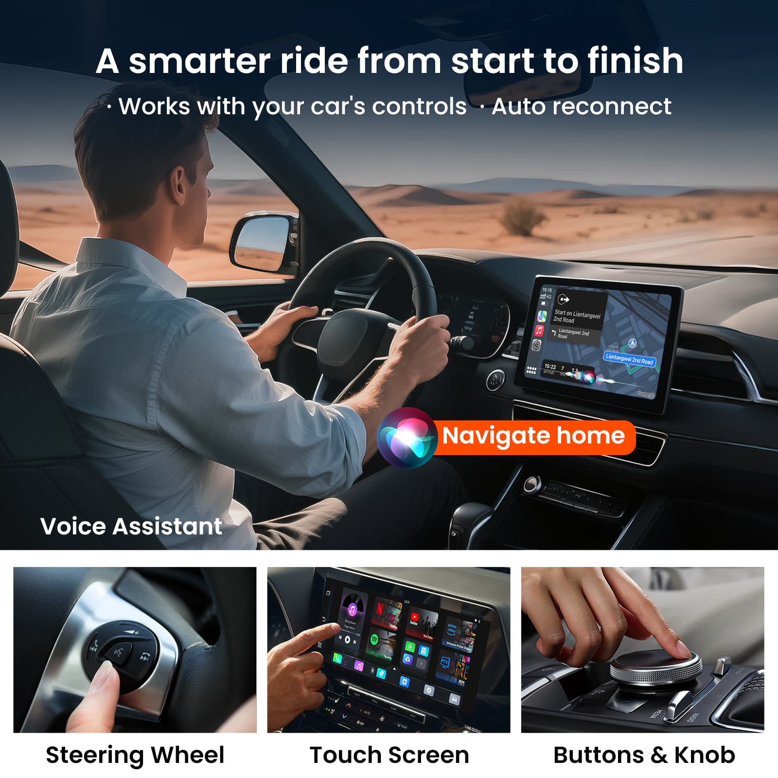 GetPairr Go 2026 · The Ultimate All-in-1 Wireless Car Adapter with App Hub