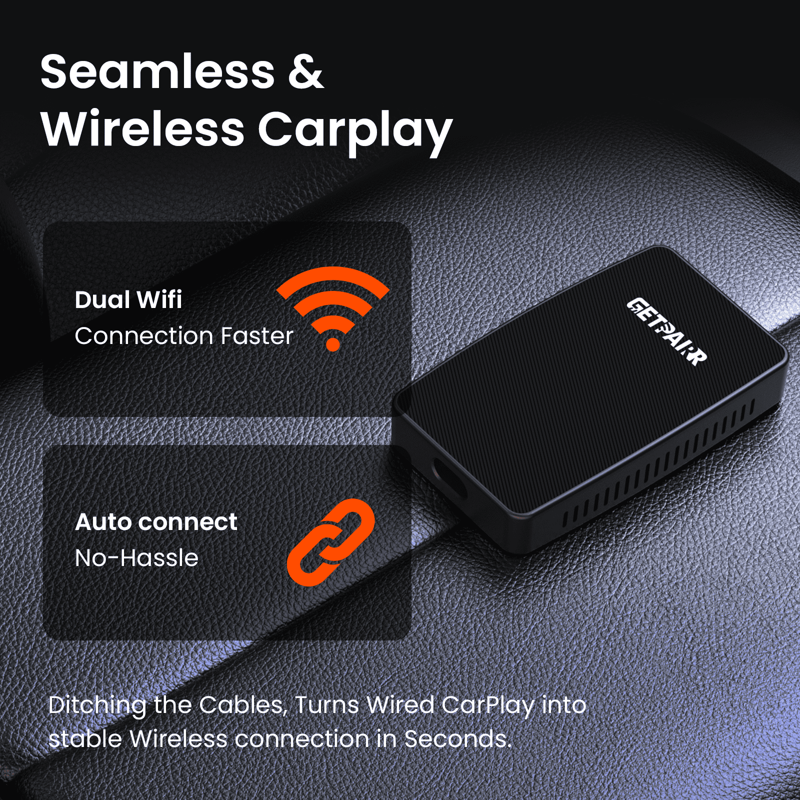 (🎁Limited time promotion Clearance 53% Off Sale)2025 NEW Upgrade Pairr Max Pro-Netflix YouTube lPTV Wireless CarPlay/ Android Auto Car Box