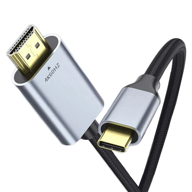 Type-C to HDMI Cable for iPhone 16/15/14/13, MacBook, iPad, Android