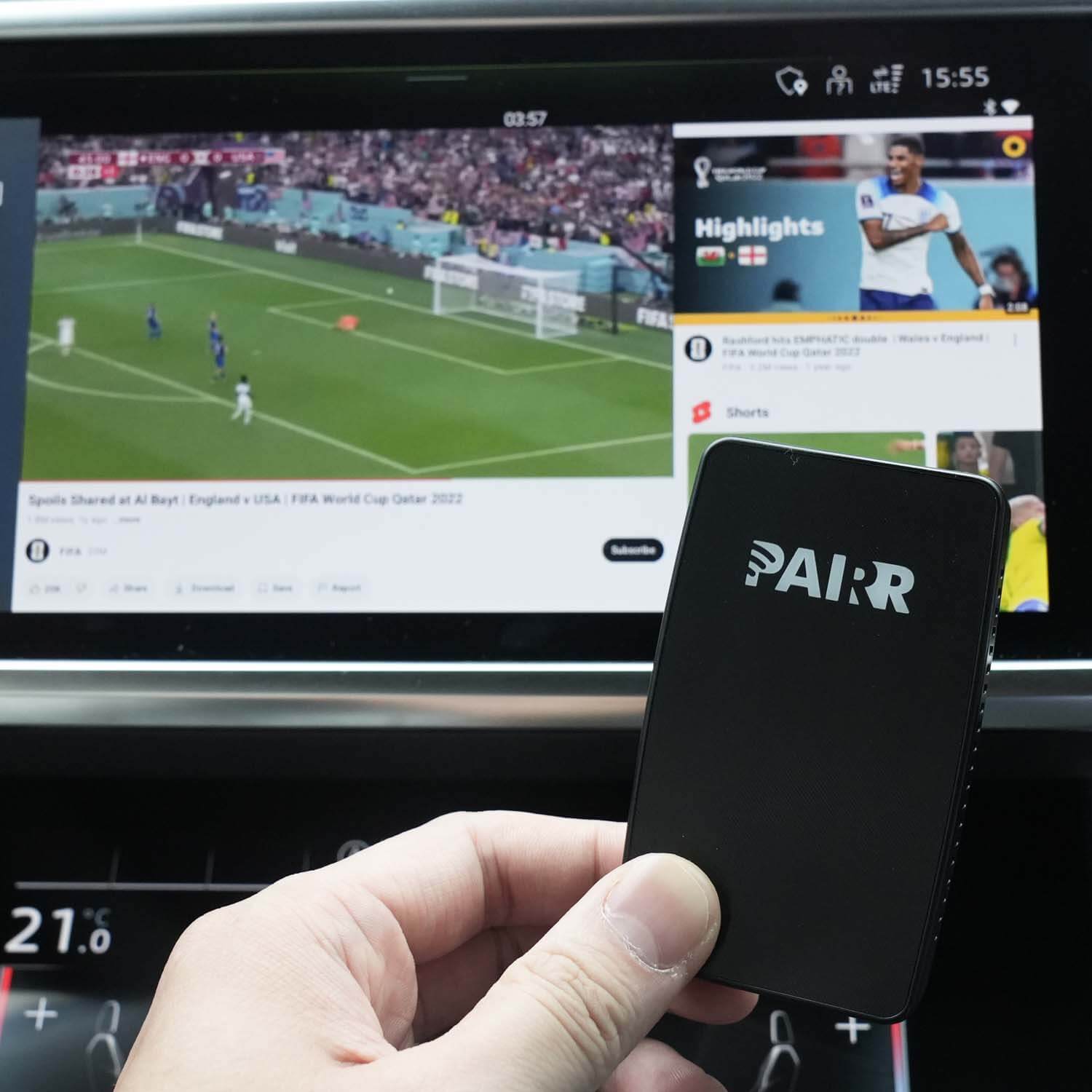 pairr max pro YouTube on carplay