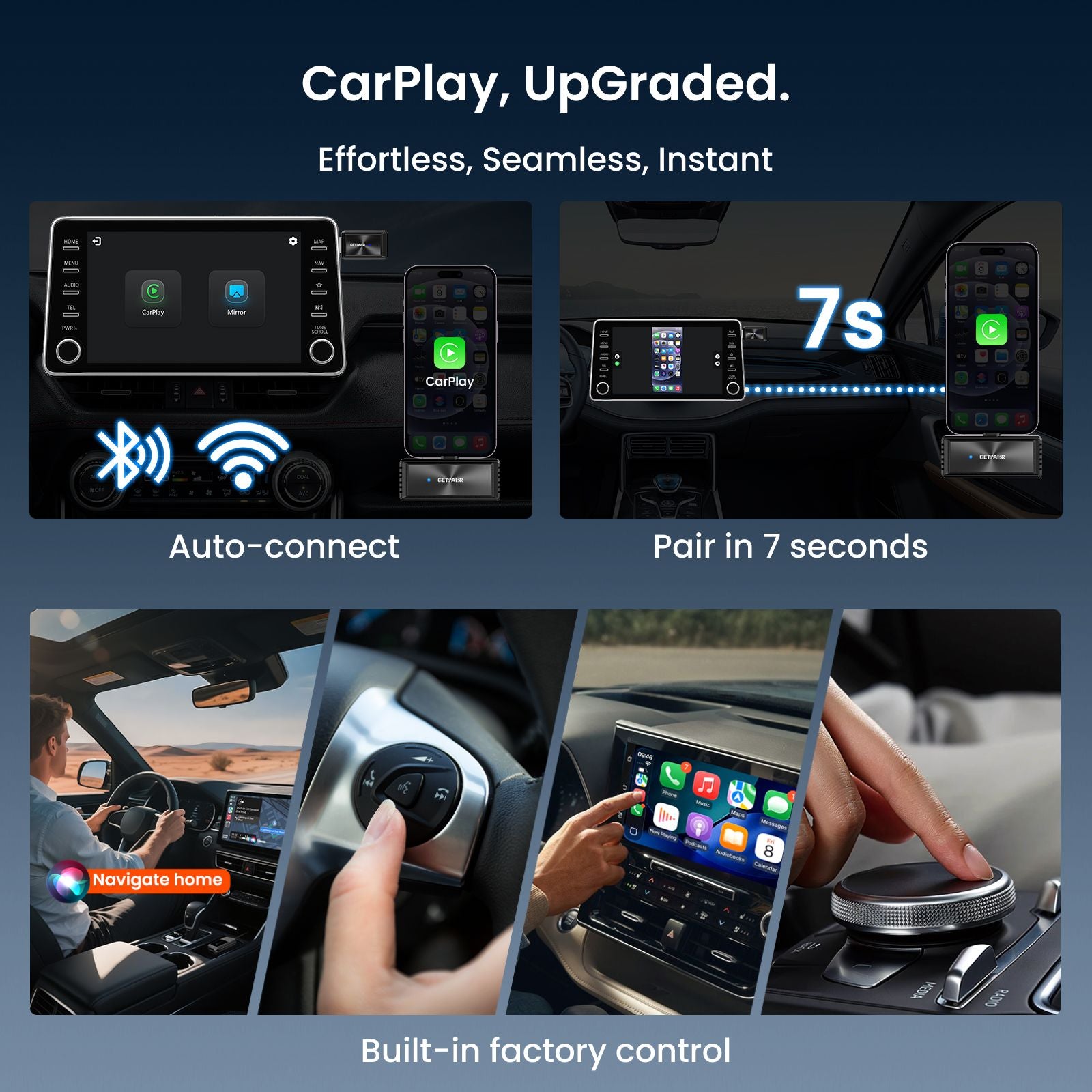 2025 New Launch · World’s First Wireless Touch Mirroring Cast