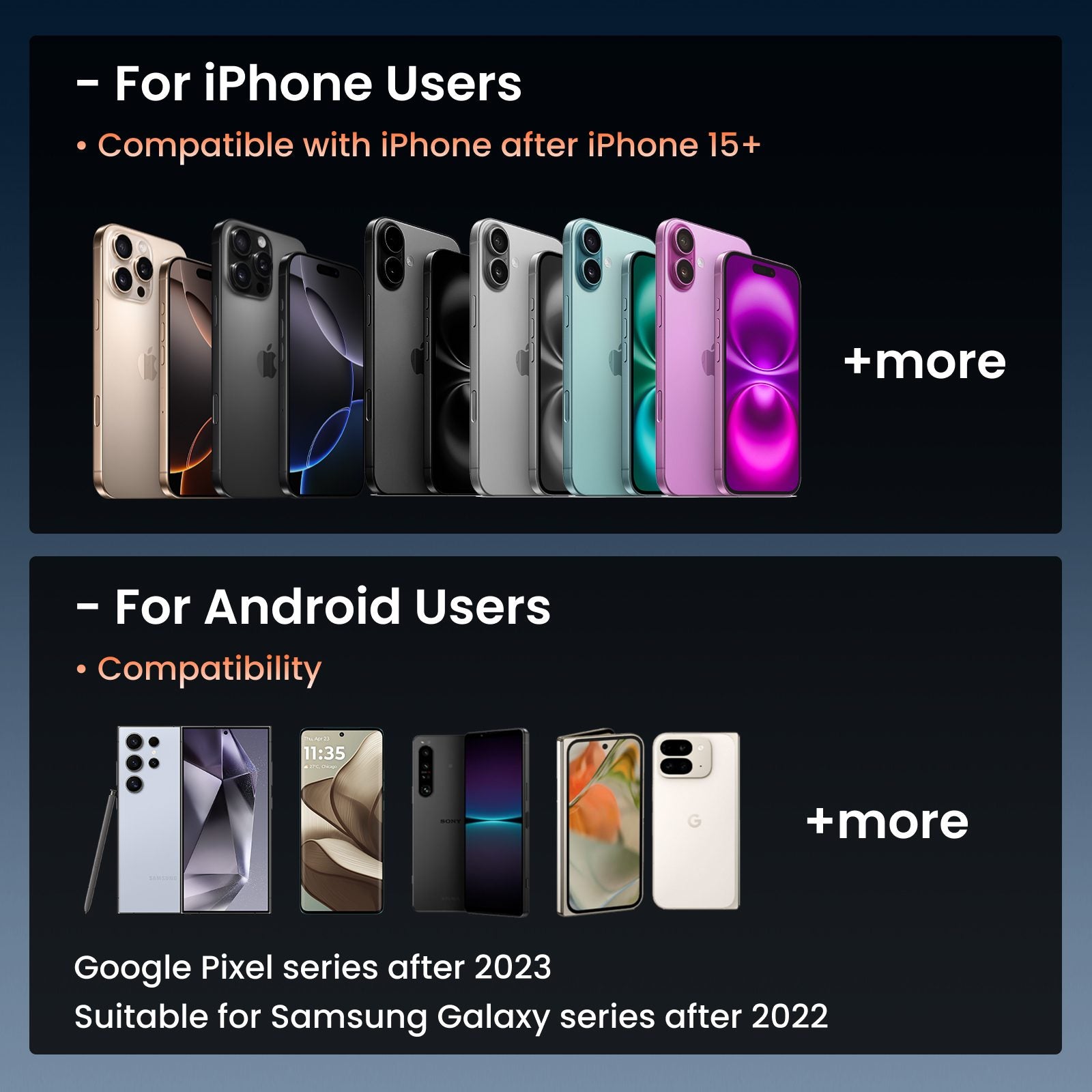 2025 New Launch · World’s First Wireless Touch Mirroring Cast
