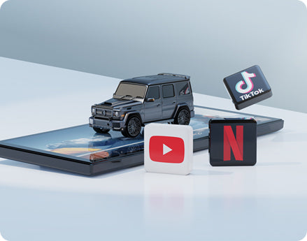 <h4>Neues Entertainment-Zentrum<br/>Verwandle dein altes Auto</h4>