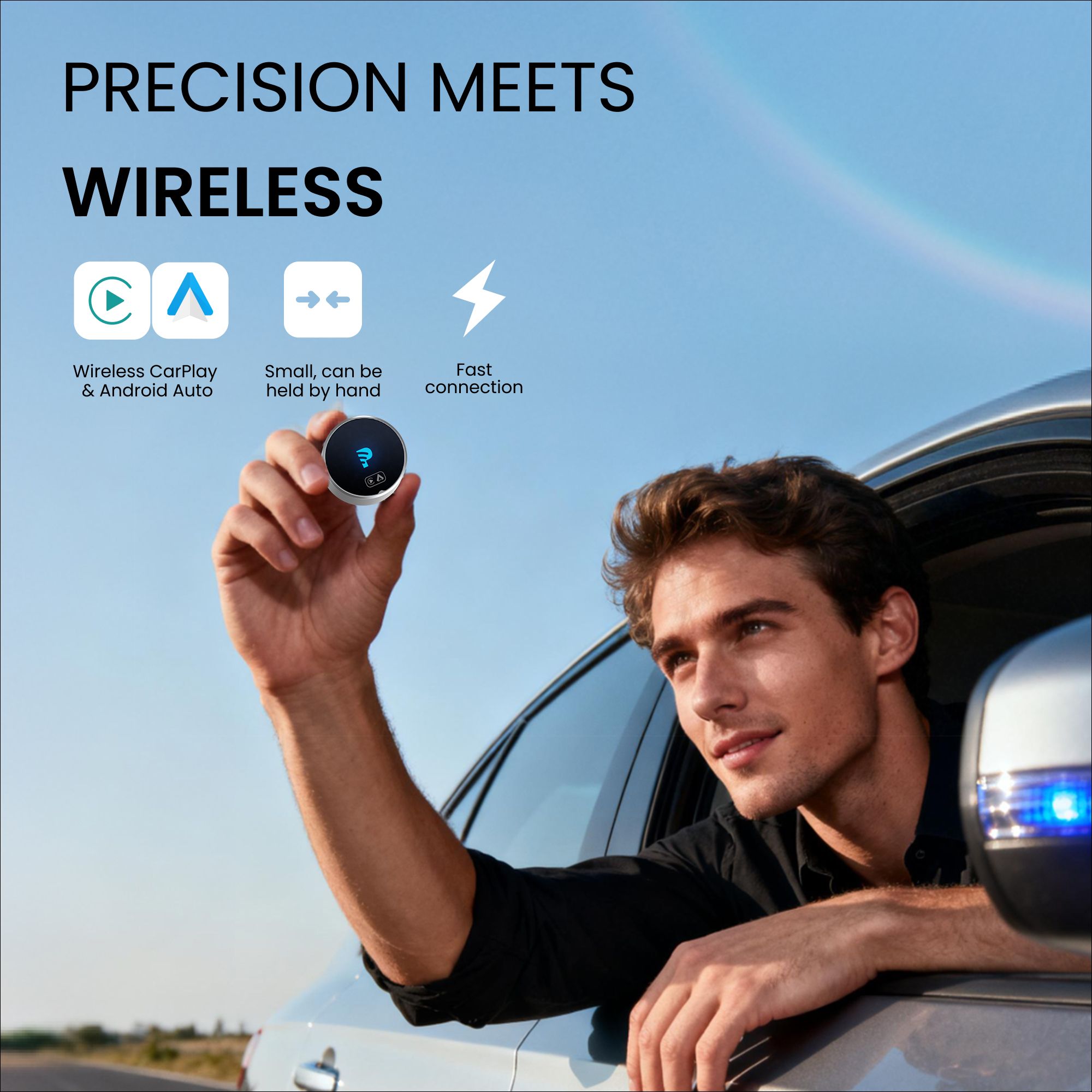 2026 GetPairr™ MiniPod3.0 | Wireless CarPlay & Android Auto Adapter