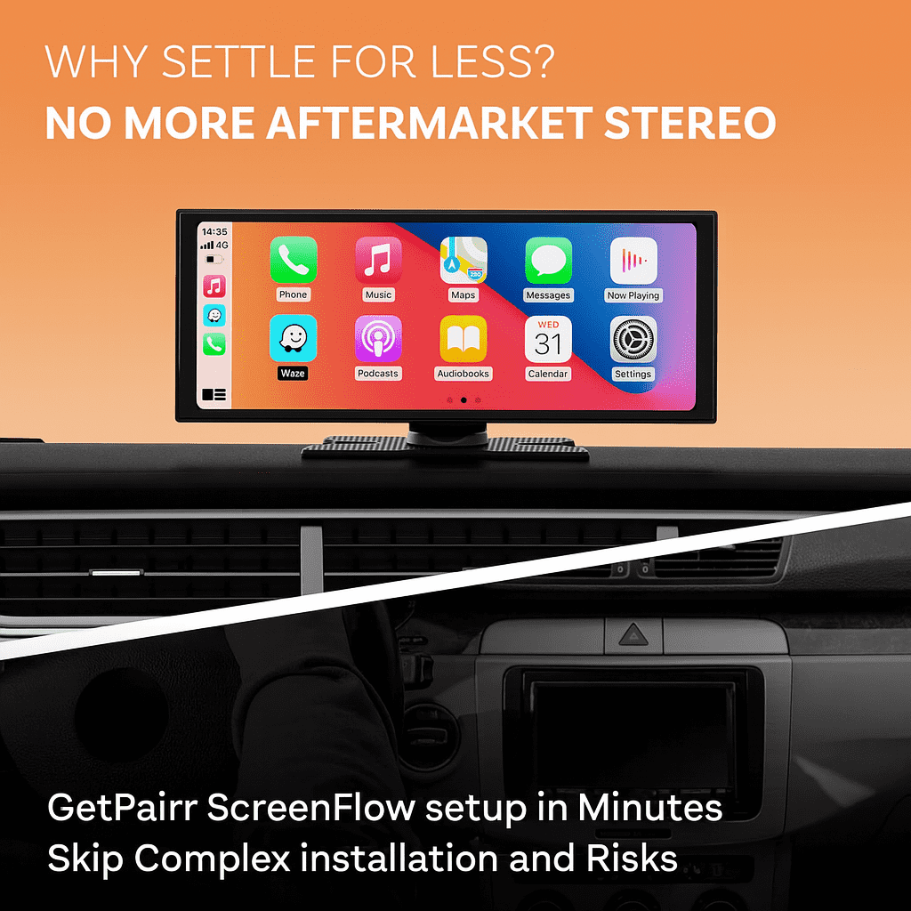 ScreenFlow tragbarer Auto-Display-Bildschirm