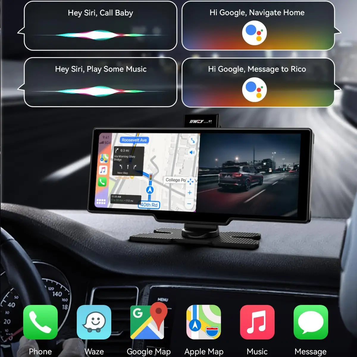 ScreenFlow Portable Car Display Screen