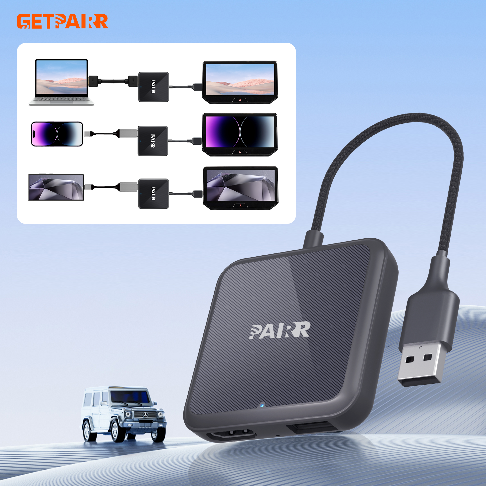 【🎁Father's Day promotion Clearance 50% Off Sale】🎉Pairr TV-HDMI Multimedia Wireless CarPlay+Android Auto Adapter